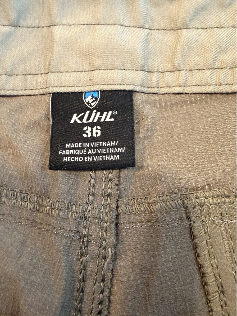 KÜHL SILENCR™ KARGO SHORT Men's 36 Softshell Ripstop Storm Khaki - Picture 6 of 10